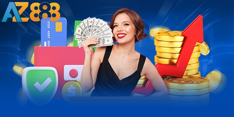 Rút tiền AZ888: Quy trình đơn giản, đa dạng phương thức 1 Rút tiền AZ888 hỗ trợ đa dạng phương thức khác nhau